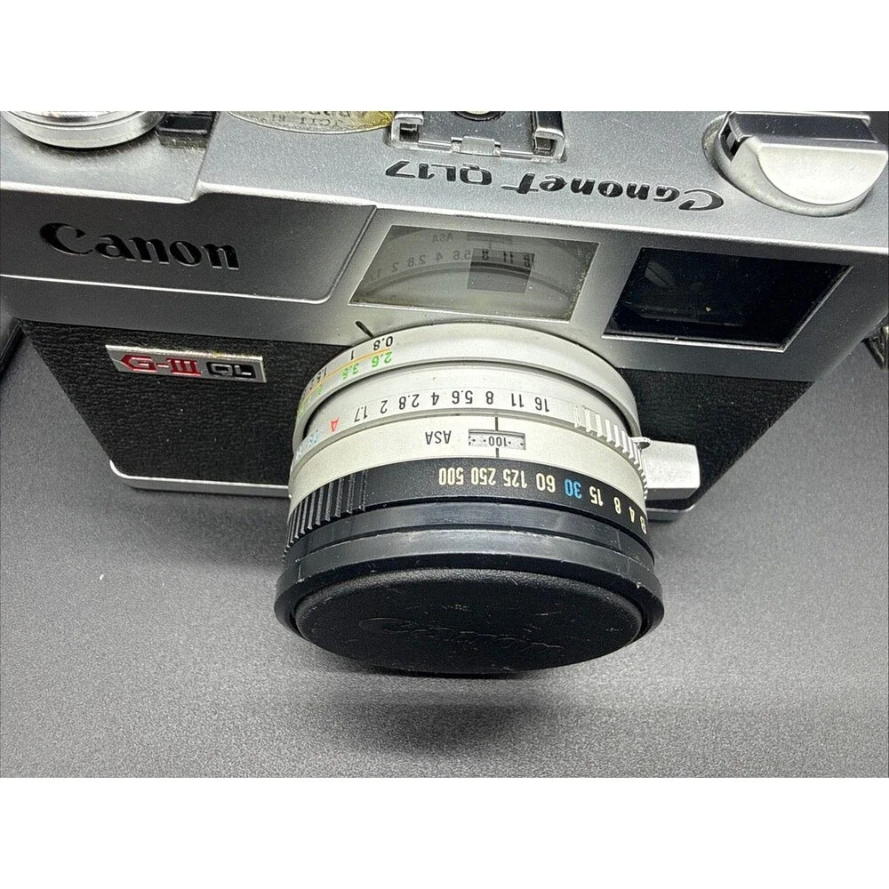 Vtg Canon Canonet QL17 G-lll QL 40mm Film Camera Rangefinder